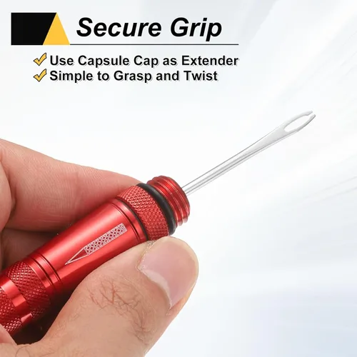 Vista 4 de HARFINGTON Kit de reparación de neumáticos de bicicleta sin cámara, herramienta de parche para reparación de pinchazos planos con herramienta