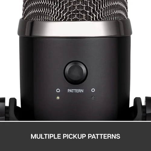 Vista 4 de Logitech for Creators Blue Yeti Nano - Micrófono USB para juegos, transmisión, podcasting, Twitch, YouTube, Discord, grabación para PC y Mac, Plug &