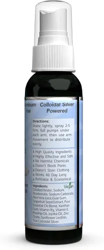 Vista 2 de Silver Shield Desodorante – Fórmula para piel sensible – Spray – Desodorante de plata coloidal natural, 2 onzas