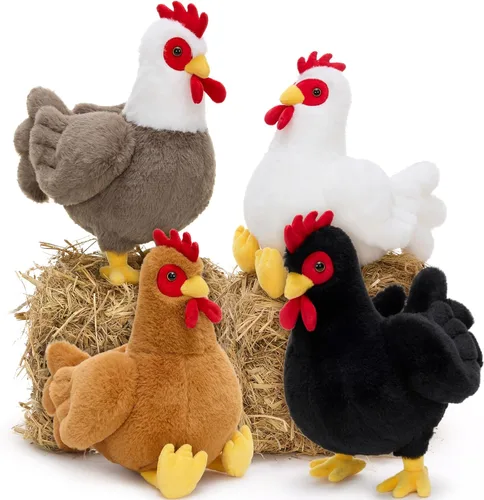 Vista 13 de Tezituor 4 Pcs Large Bat Stuffed Animals Set, 22 Inch Realistic Big Stuffed Bat Plush Grow in the Dark for Party Decoration, Cute Bat Plush Bulk for