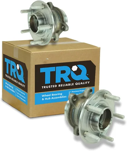 Vista 199 de TRQ Conjunto de rodamiento y cubo de rueda delantera de 2 piezas compatible con Chevrolet Trailblazer 02-09, Trailblazer EXT 02-06, GMC Envoy 02-09