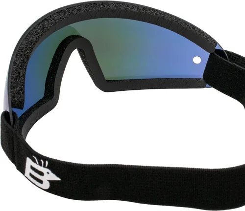 Vista 7 de Birdz Eyewear Wing Skydiving Parasailing - Gafas flotantes con lente de espejo azul ReflecTech