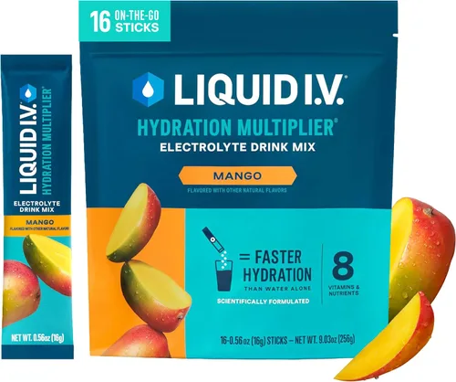 Vista 17 de Liquid I.V. Hydration Electrolytes, Acai Berry, 16 Count