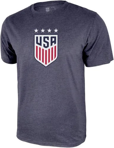 Vista 2 de Icon Sports Offical Licensed US Soccer Federation USWNT Player 4 Star Unisex T-Shirt