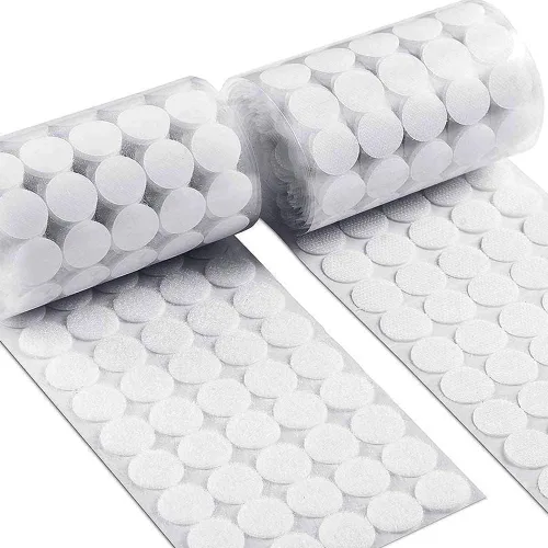 Vista 10 de Self Adhesive Dots, Strong Adhesive 1000pcs 0.59" Diameter Sticky Back Nylon Dots, Hook & Loop Dots with Waterproof Sticky Glue Tapes, Suitable for
