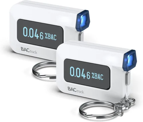 Vista 7 de BACtrack Alcoholímetro de llavero C6 Precisión de grado profesional Conectividad inalámbrica opcional para teléfonos inteligentes Compatible