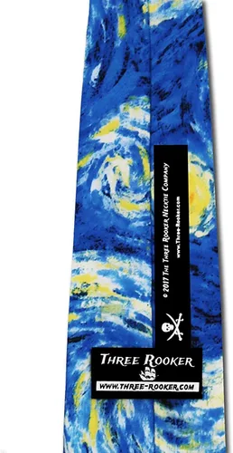 Vista 4 de Corbatas de noche estrellada Art Vincent van Gogh