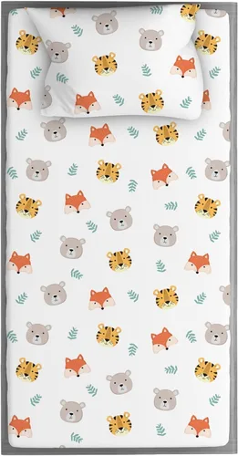 Vista 14 de Juego de Sábanas de Viscosa Orgánica Derivada de Bambú para Niños Sábanas Ajustables Tamaño Twin o Full Certificado Oeko-Tex Linda Ropa