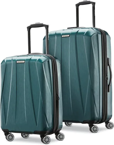 Vista 20 de Samsonite Centric 2 Set de maletas rígidas expandibles con ruedas giratorias dobles, Azul Caribe, Juego de 2 piezas (equipaje de mano/grande)