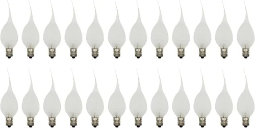 Vista 8 de Creative Hobbies Bombillas de silicona de 5 vatios para lámpara de vela de país, bombillas de repuesto para velas y candelabros, paquete de 6