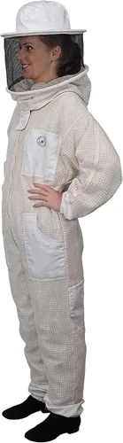 Vista 3 de Humble Bee 420 Ultravent Beekeeping Suit with Round Veil