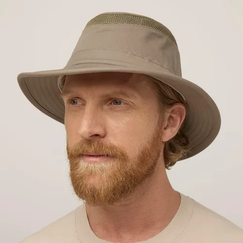 Vista 5 de Tilley T5MO Adventure Airflo Hat, UPF 50+ Men's Sun Hat Verde -Oliva