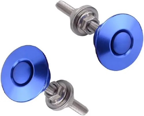 Vista 11 de Paquete de 2 clips de cierre rápido con botón de presión para cofre, kit de cierre universal de 1.25 pulgadas/32 mm de diámetro, aleación