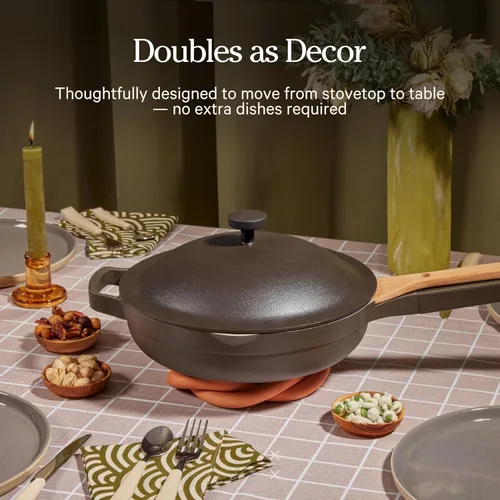 Vista 7 de Our Place Always Pan - Sartén de cerámica antiadherente mini de 8.5 pulgadas sin toxinas, sartén versátil con mango que se mantiene fresco, apto