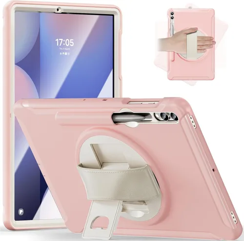 Vista 15 de Junfire Funda protectora para Galaxy Tab S10 Lite/S10 FE/S9 FE 5G/S9 con soporte para lápiz capacitivo, Samsung Tab 10.9"/ 11" a prueba de golpes