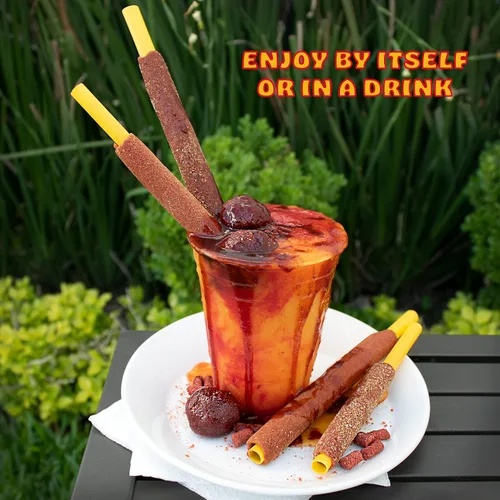 Vista 4 de Zumba Pica Forritos Pulpa Chamoy Sauce 7.4 oz (210 g) - Salsa de caramelo para fruta - Pasta - Chilito - Pasta para bordes de caramelo mexicano