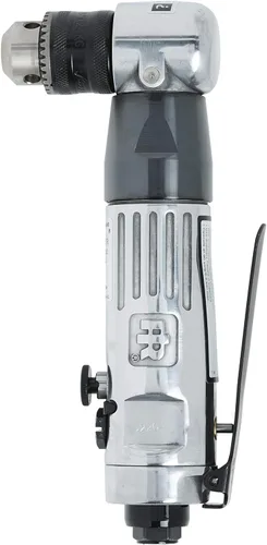 Ingersoll Rand 7807R Taladro angular de aire reversible de 3/8 pulgadas, servicio estándar, 1800 RPM, mandril multimanualidades Jacobs silencioso y