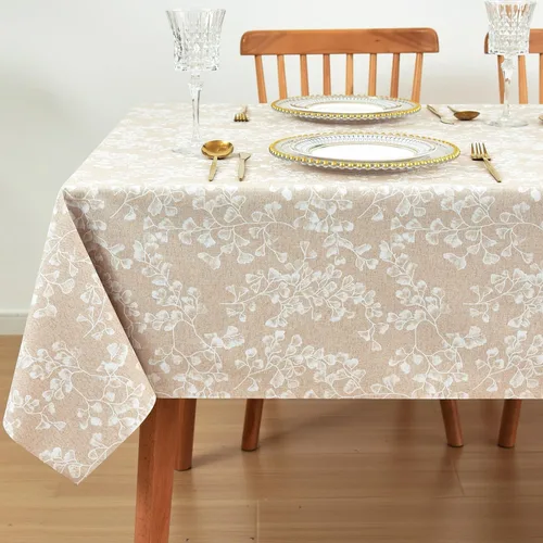 Vista 20 de LOHASCASA Mantel rectangular de hule de vinilo, impermeable, a prueba de derrames, lavable, de PVC, plástico, grande, para mesa de cartas - Ave