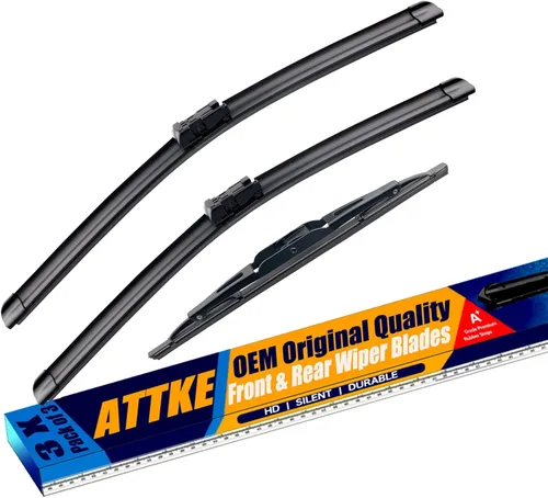 Vista 22 de 3 escobillas 22" + 22" limpiaparabrisas frontal + 16" limpiaparabrisas trasero para Lincoln Navigator 2009-2016/Ford Expedition 2009 2010 2011 2012