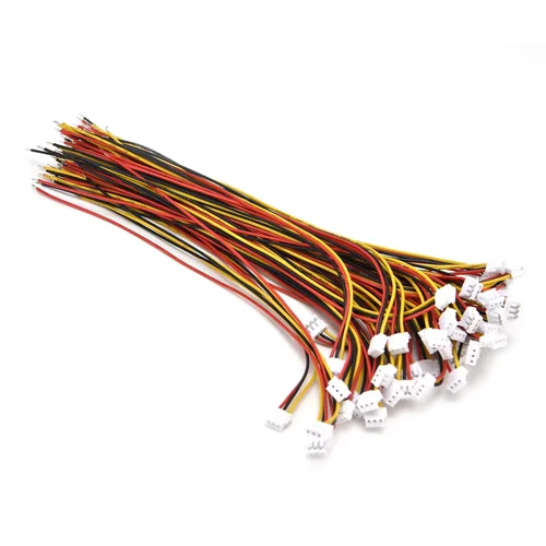 Vista 7 de 50pcs ZH 0.059 in Conectores, 5.9 in Largo 3PIN Enchufe Hembra 28AWG Pigtails Cable para Conexión Eléctrica LED