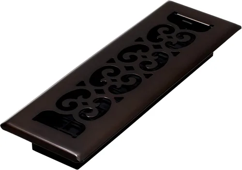 Decor Grates Registro de suelo SPH210-RB, 2x10, acabado bronce frotado