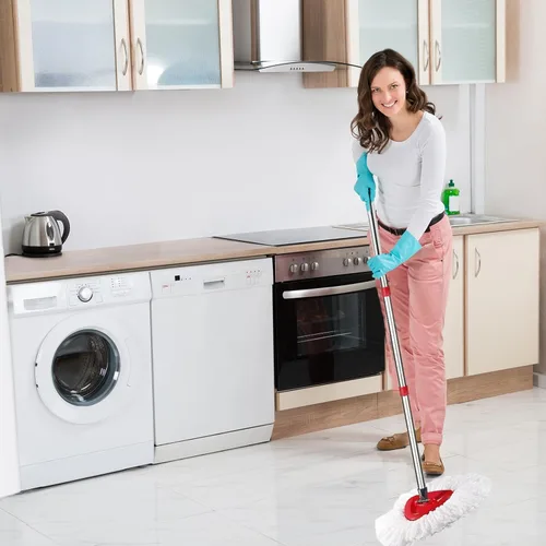 Vista 8 de 4 piezas de cabezales de repuesto para mopa O-Ceda, cabeza de repuesto para mopa giratoria, recambios de cabezales de mopa de microfibra, recambios