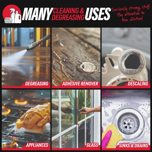 Vista 4 de Calyptus Vinagre súper concentrado 75% puro Diluye a 3.75 galones 15 vinagre concentrado de potencia 1 cuarto de galón