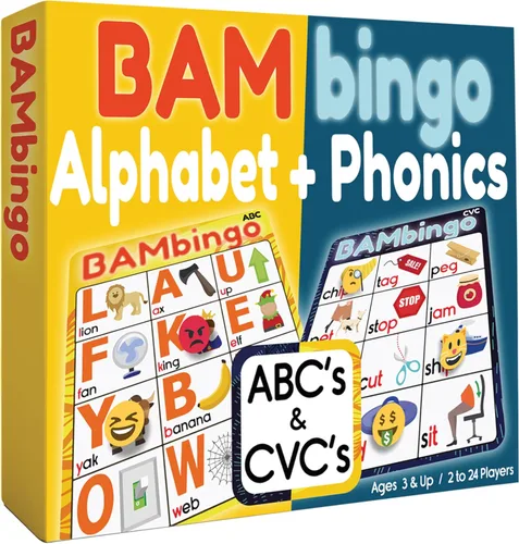 Vista 3 de THE BAMBINO TREE BAMBingo Sight Words Plus Alphabet - Aprender a leer ABC y juegos educativos de vocabulario