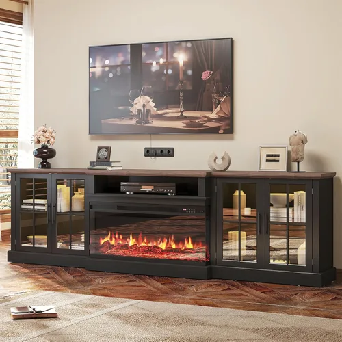 Vista 13 de Soporte de TV con chimenea de 36" 10.5+
