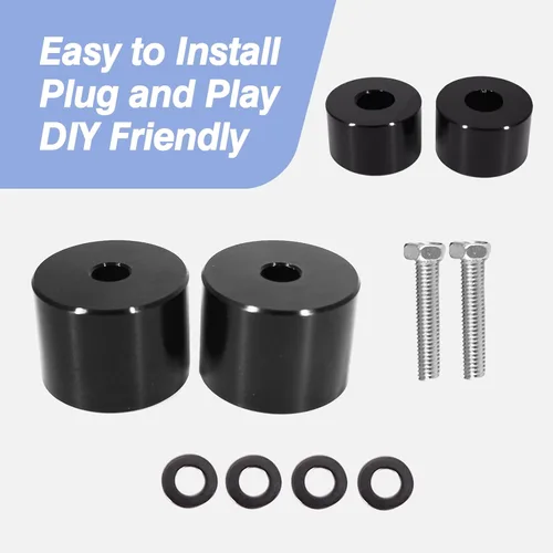 Vista 5 de CULMKARI Un kit de actualización de mango de agarre de pilar para Dodge Ram 1500 2500 3500 2002-2009 (negro)