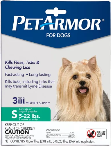 Vista 8 de PetArmor Tratamiento de pulgas y garrapatas para perros, 5-22 lbs, 3