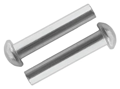 Vista 7 de Remaches de aluminio macizo con cabeza de brasero M5*0.236 in, paquete de 200