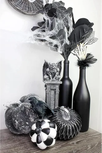 Vista 5 de Cornucopia Brands Botellas de vino negro con corchos (juego de 3); botellas de vino de vidrio con revestimiento mate negro de varios tamaños