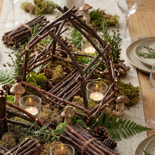 Vista 7 de IMIKEYA 40 ramitas de abedul para manualidades, ramas decorativas de árbol de 118 pulgadas para proyectos de bricolaje