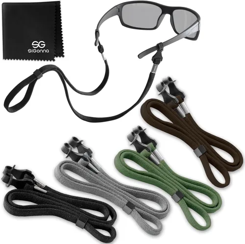Vista 14 de SIGONNA Correa Cordón Sujetador para Gafas - Correas Cordones para Gafas para Hombres y Mujeres - Sujetadores de Gafas Alrededor del Cuello - Cadena