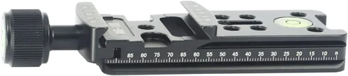Vista 3 de Riel de 3.937 in Nodal Slide Metal Tornillo Perilla Abrazadera Placa de liberación rápida para trípode Cabeza de bola rápida con RRS Arca Swiss