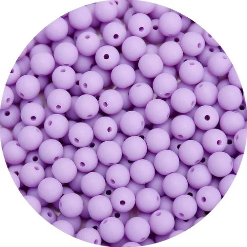 Vista 20 de BONNY BOXX 2000 cuentas redondas acrílicas de zafiro liso de 0.157 pulgadas, bolas de goma de mascar de resina plástica para hacer collares