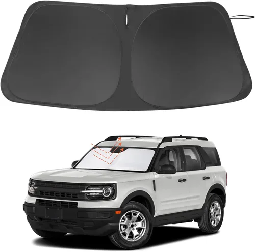 Vista 82 de Parasol para parabrisas de ajuste personalizado para BMW X1 F48 2016-2022, accesorios plegable, bloqueador solar protege el automóvil de los rayos