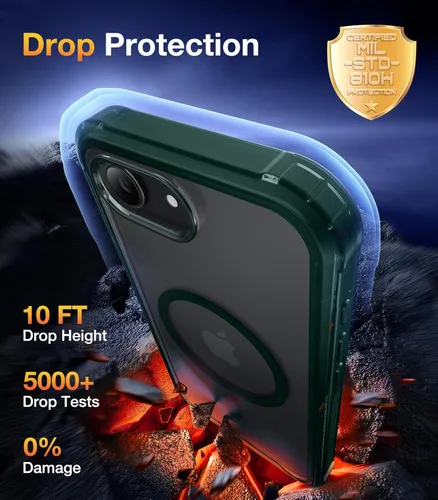 Vista 291 de DIACLARA - Funda transparente compatible con iPhone XR 6.1 pulgadas 2018