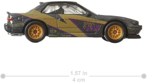 Vista 4 de Nissan Silvia S13 y Sakura Sprinter - Transporte del equipo de cultura del coche - Hot Wheels Premium Scala 1/64
