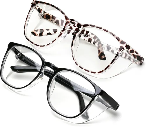 Vista 9 de JOO'RTI Gafas de seguridad antivaho, gafas antiluz azul, protectoras contra el polvo para mujeres y hombres
