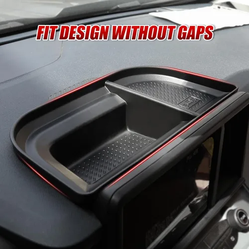 Vista 6 de Mabett Organizador de almacenamiento de salpicadero para accesorios Ford Maverick 2022 2023 2024 (no compatible con 2025 2026), bandeja de inserción