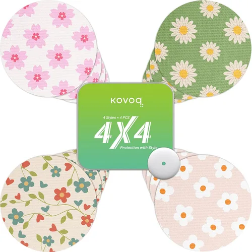 Vista 19 de Cubiertas protectoras en forma de animal para sensores Libre 3 y Plus, paquete de 16 Kovoq FiguraGuard Parches adhesivos Freestyle Libre 3