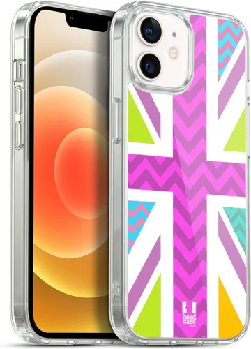 Vista 331 de Head Case Designs Blue Gingham Union Jack Collection - Funda de gel suave compatible con Apple iPhone 7 Plus/iPhone 8 Plus