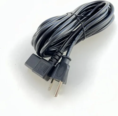 Vista 6 de OMNIHIL - Cable de alimentación C13 extralargo en forma de L de 15 pies compatible con la cinta de correr Life Fitness T3