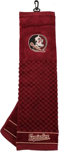 Vista 56 de Team Golf NCAA Texas A&M Aggies Toalla de golf bordada, diseño a cuadros y logotipo bordado