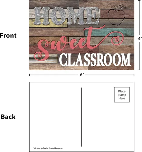 Vista 4 de Teacher Created Resources Home Sweet Classroom Postales