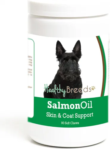 Vista 352 de Healthy Breeds Affenpinscher - Masticables suaves de aceite de salmón, 90