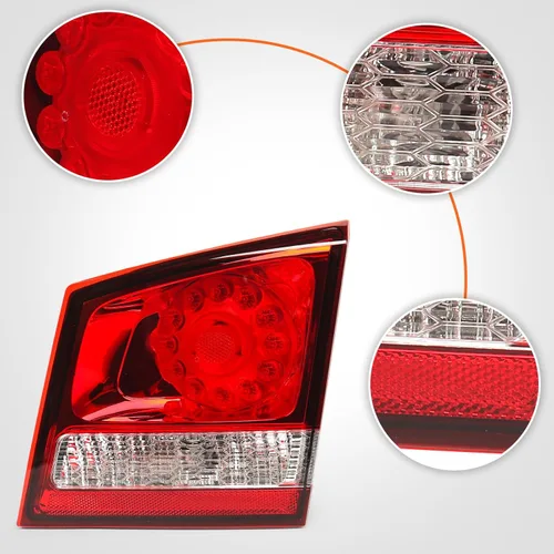 Vista 4 de Conjunto de luz trasera interior compatible con Dodge Journey 2011-2020 Luz trasera LED interior trasera derecha lado del pasajero 68078516AD
