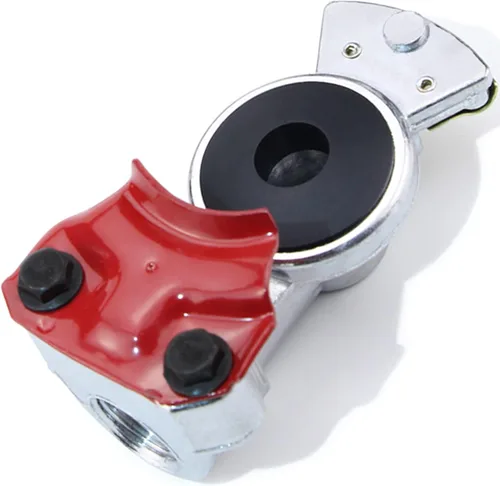 Vista 9 de iBroPrat Juego de Glad Hand con sellos, conectores universales de aluminio Gladhand para freno de emergencia y servicio, conectores de manguera